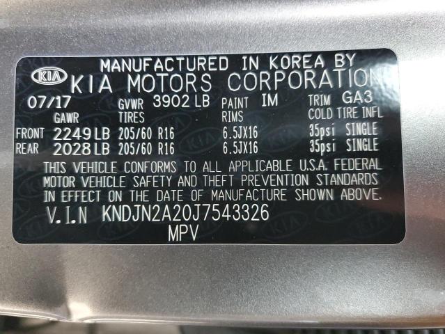 KNDJN2A20J7543326 KIA Soul