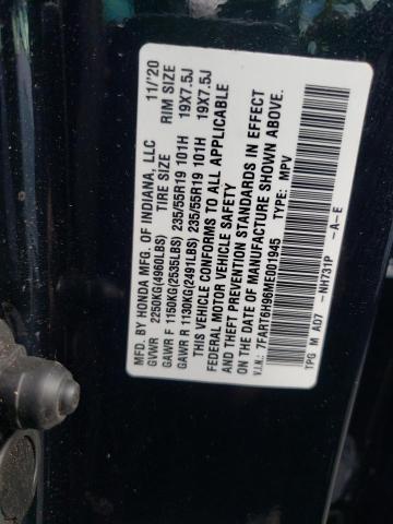2021 HONDA CR-V TOURI - 7FART6H96ME001945