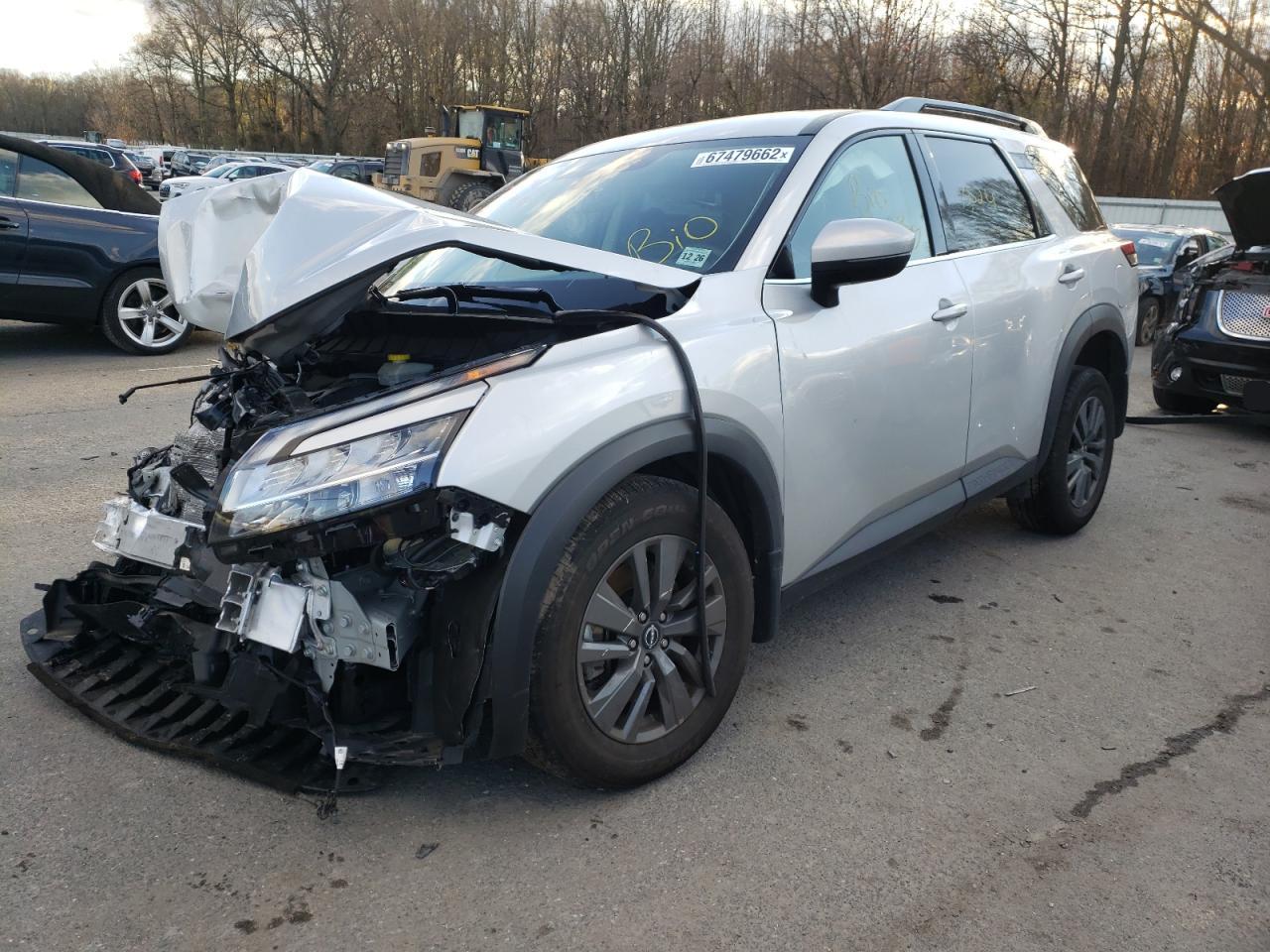 2022 Nissan Pathfinder Sv VIN: 5N1DR3BC1NC222418 Lot: 67479662