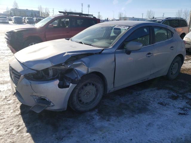 Salvage cars for sale from Copart Rocky View County, AB: 2015 Mazda 3 Touring