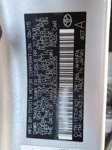 2016 TOYOTA SCION IM - JTNKARJEXGJ500235