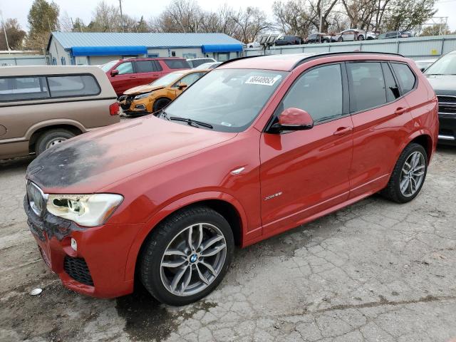 Salvage cars for sale from Copart Wichita, KS: 2017 BMW X3 XDRIVE3