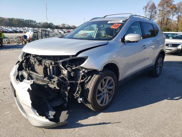 Salvage cars for sale from Copart Dunn, NC: 2015 Nissan Rogue S