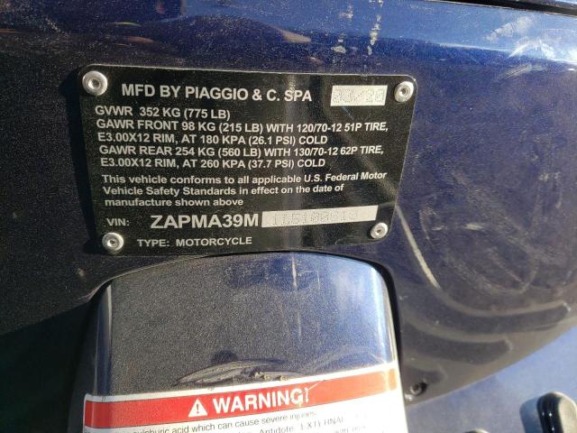2020 VESPA GTS 300 ZAPMA39M1L5100619