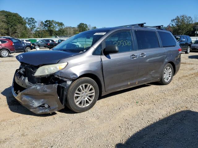 Salvage cars for sale at Theodore, AL auction: 2011 Toyota Sienna XLE