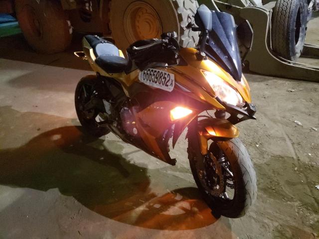 Salvage Motorcycles for parts for sale at auction: 2018 Kawasaki EX650 F