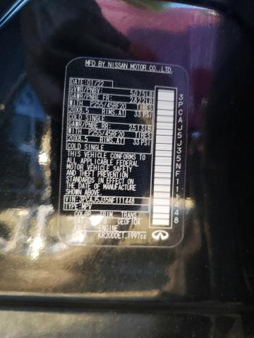 2022 INFINITI QX55 LUXE 3PCAJ5J35NF111448