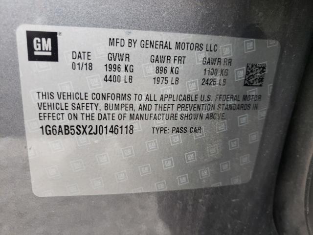 2018 CADILLAC ATS LUXURY - 1G6AB5SX2J0146118