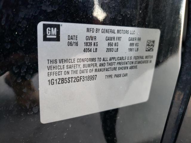 2016 CHEVROLET MALIBU LS - 1G1ZB5ST2GF318997