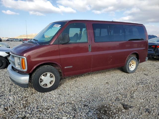 Salvage trucks for sale at Magna, UT auction: 2000 Chevrolet Express