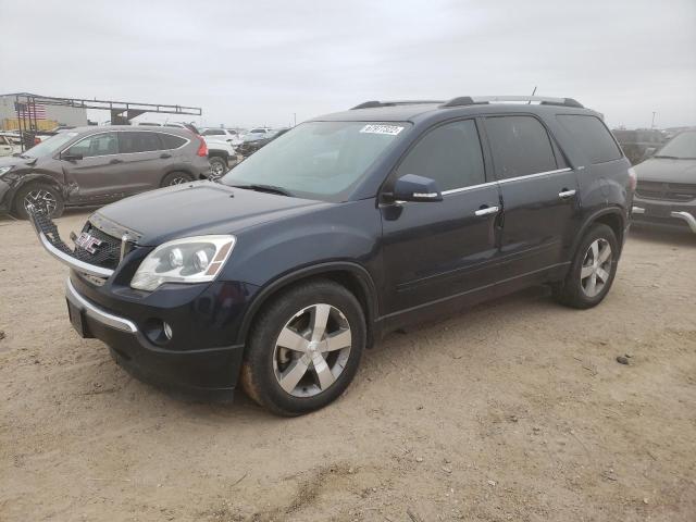 Salvage cars for sale from Copart Amarillo, TX: 2011 GMC Acadia SLT