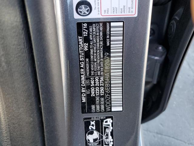 2017 MERCEDES-BENZ E 43 4MATI WDDZF6EB5HA182079