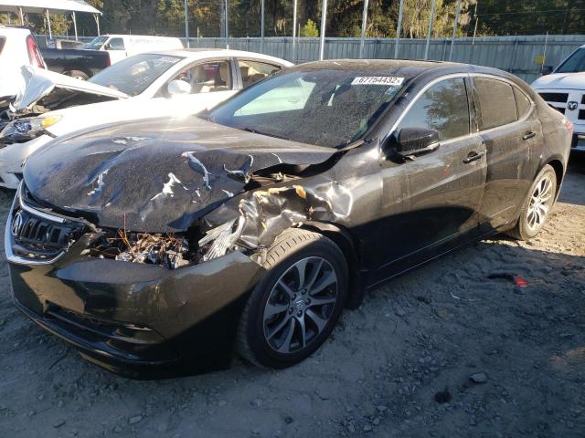 Salvage cars for sale from Copart Savannah, GA: 2017 Acura TLX Tech