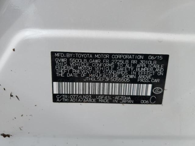 2015 LEXUS LS 460L JTHGL5EF3F5055505