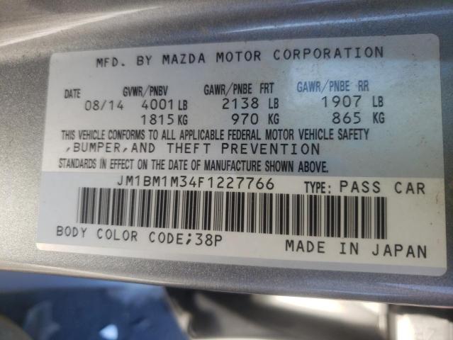 JM1BM1M34F1227766 Mazda 3 Grand Touring