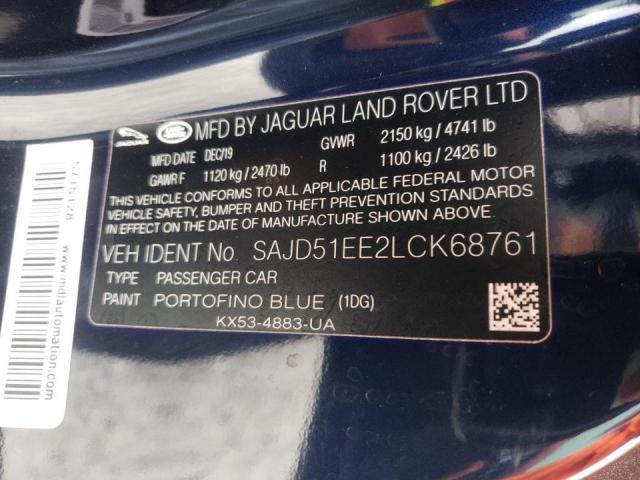 SAJD51EE2LCK68761 Jaguar F-Type