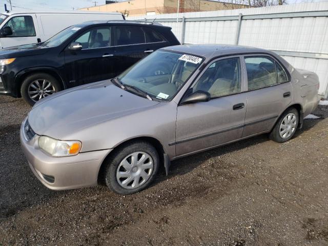 Salvage cars for sale from Copart Ontario Auction, ON: 2002 Toyota Corolla CE