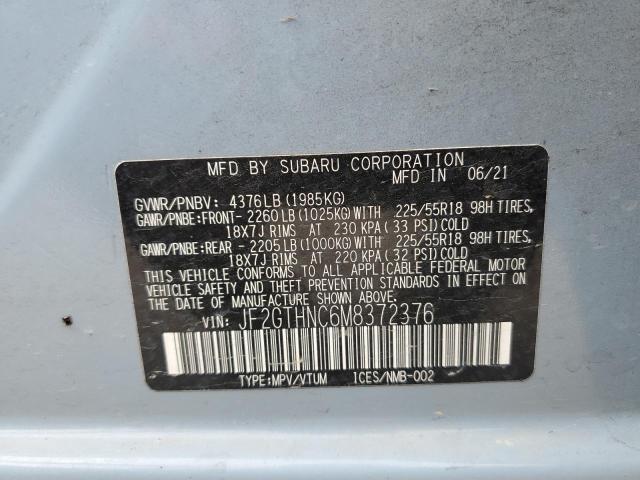 JF2GTHNC6M8372376 Subaru Crosstrek