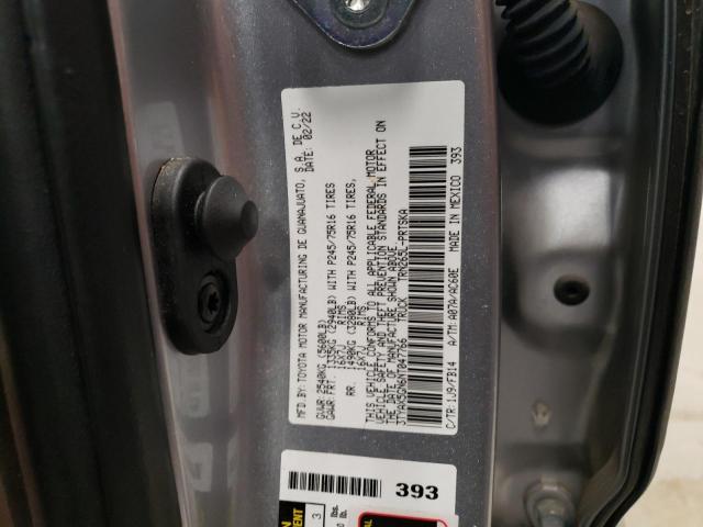 VIN 3TYAX5GN6NT047766 2022 TOYOTA TACOMA no.12