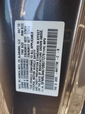 VIN 5FNRL5H67DB077279 2013 HONDA ODYSSEY no.13