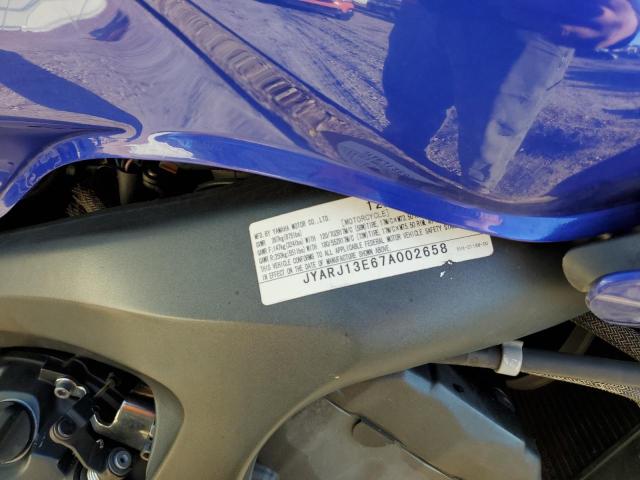 2007 YAMAHA FZ6 SHG JYARJ13E67A002658