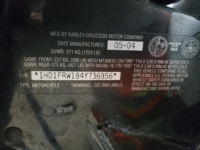 2004 HARLEY-DAVIDSON FLHRCI 1HD1FRW184Y736956