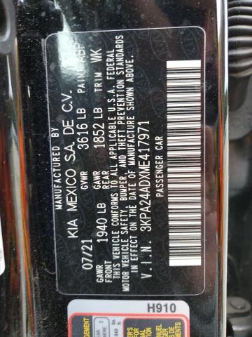 3KPA24ADXME417971 KIA RIO LX