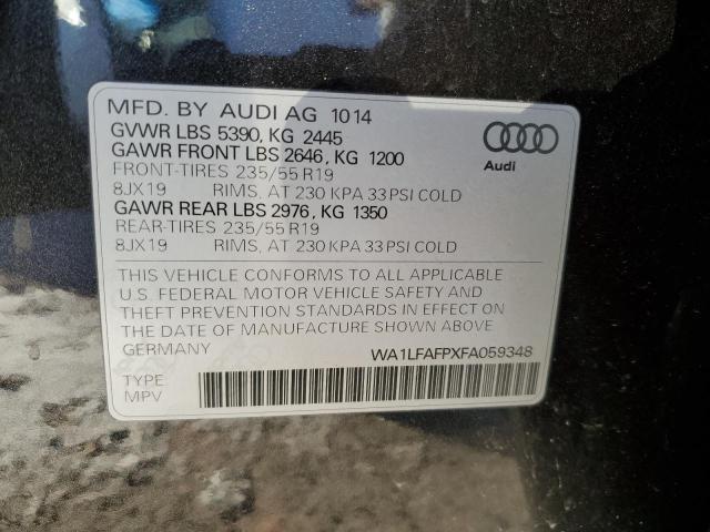 2015 AUDI Q5 PREMIUM - WA1LFAFPXFA059348