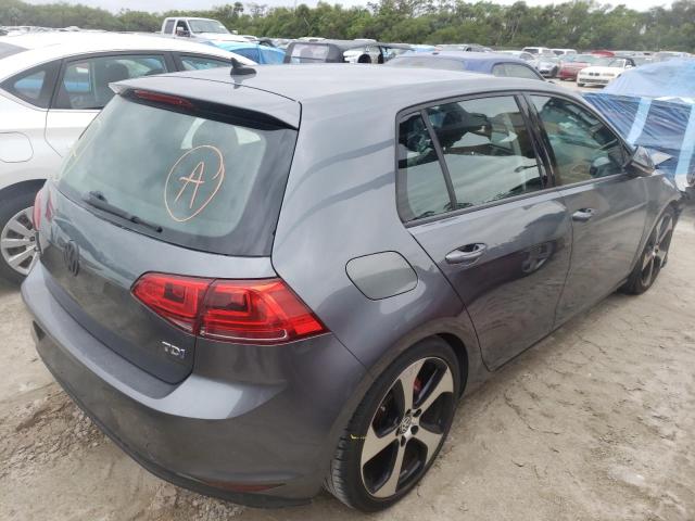 2015 VOLKSWAGEN GOLF TDI 3VW2A7AU7FM024492