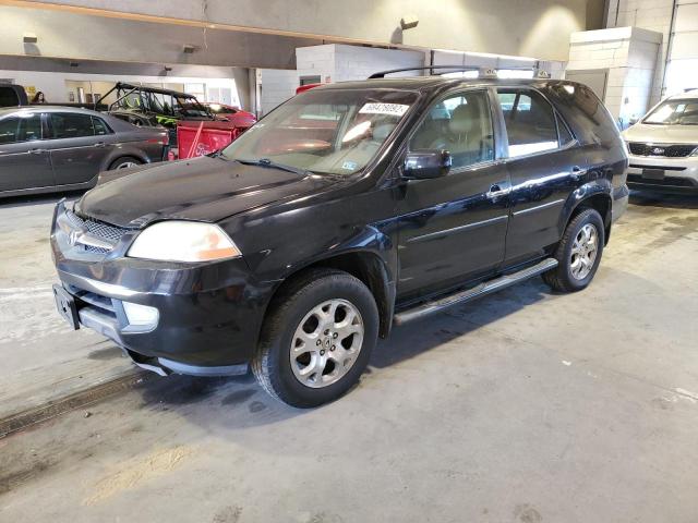 Salvage cars for sale from Copart Sandston, VA: 2002 Acura MDX Touring