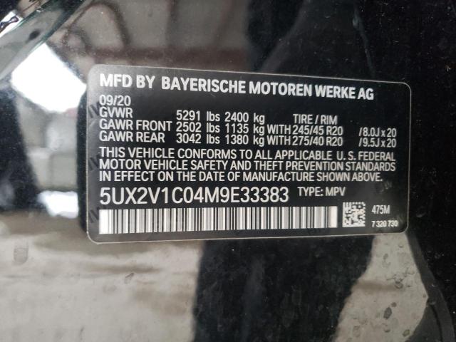 2021 BMW X4 XDRIVE3 - 5UX2V1C04M9E33383