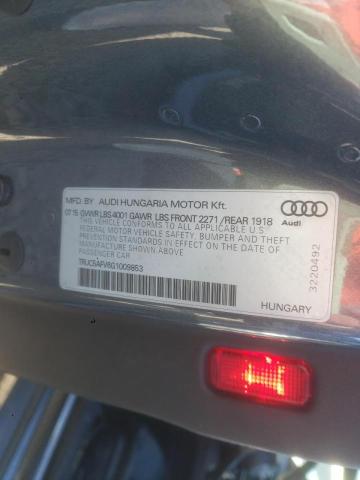 2016 AUDI TT TRUC5AFV6G1009853