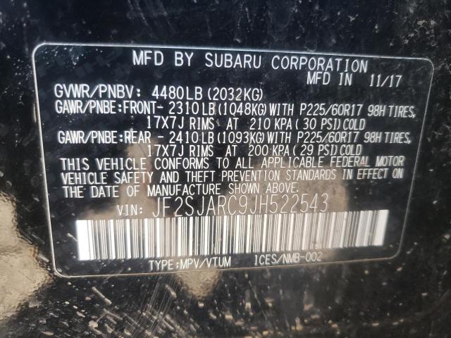 JF2SJARC9JH522543 Subaru Forester 2.5i Limited