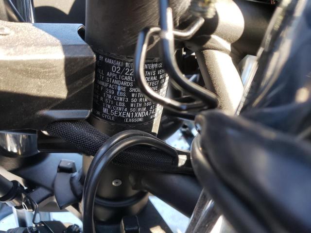 2022 KAWASAKI EX650 N - ML5EXEN1XNDA74393