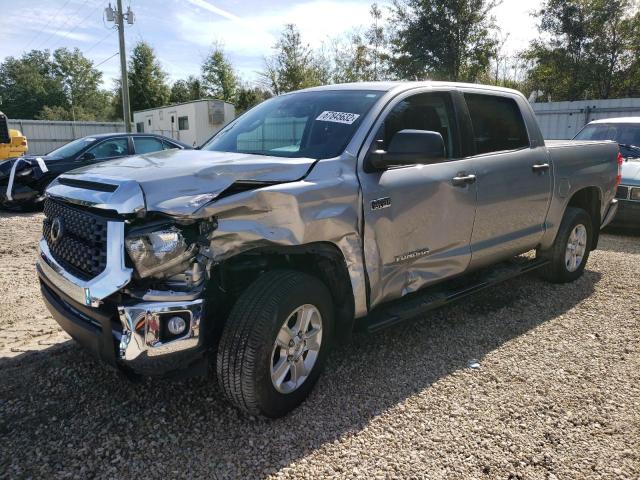 Salvage cars for sale from Copart Midway, FL: 2021 Toyota Tundra CRE