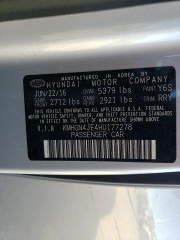 2017 HYUNDAI G80 - KMHGN4JE4HU177278