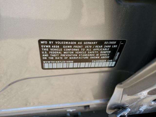 2020 VOLKSWAGEN ARTEON SEL WVWTR7AN7LE016998