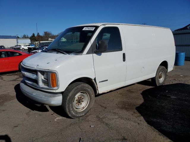 Salvage trucks for sale at Pennsburg, PA auction: 2001 Chevrolet Express G3
