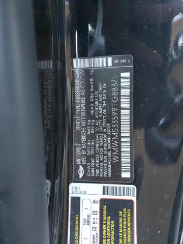 WMWMS33599TG88371 Mini Cooper