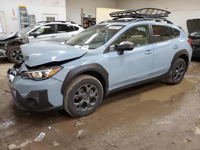 Salvage cars for sale from Copart Davison, MI: 2021 Subaru Crosstrek