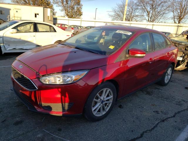 Salvage cars for sale from Copart Moraine, OH: 2015 Ford Focus SE