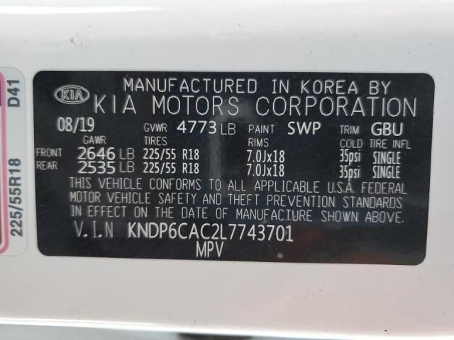 KNDP6CAC2L7743701 KIA SPORTAGE S
