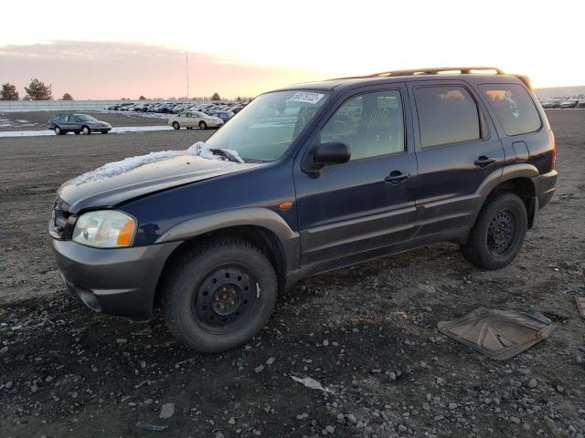 Salvage cars for sale from Copart Airway Heights, WA: 2003 Mazda Tribute ES