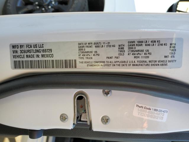 2022 RAM 2500 LIMIT 3C6UR5TL0NG169729