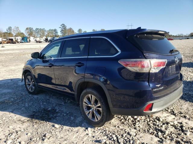 VIN 5TDKKRFH8ES021560 2014 Toyota Highlander, Xle no.2