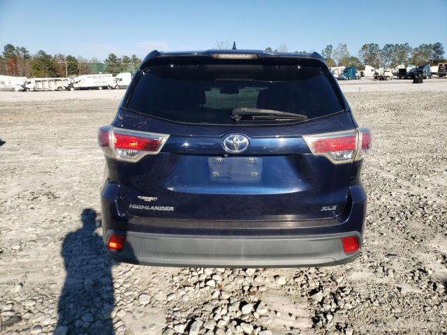 VIN 5TDKKRFH8ES021560 2014 Toyota Highlander, Xle no.6