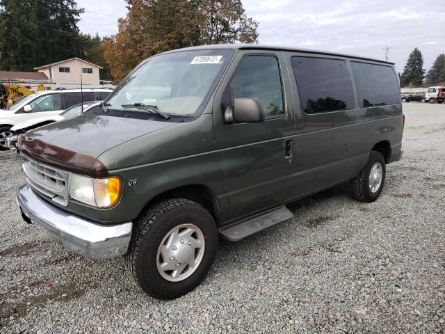 Salvage cars for sale from Copart Graham, WA: 2002 Ford Econoline