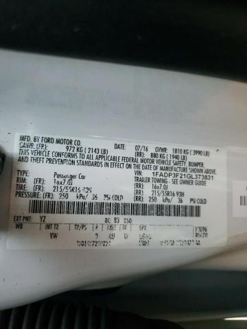 2016 FORD FOCUS SE - 1FADP3F21GL373831