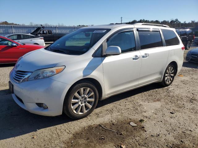 Salvage cars for sale from Copart Fredericksburg, VA: 2011 Toyota Sienna XLE