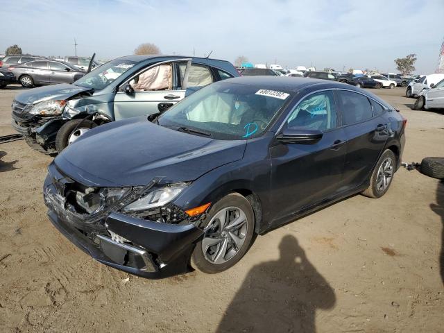 Salvage cars for sale from Copart Bakersfield, CA: 2020 Honda Civic LX